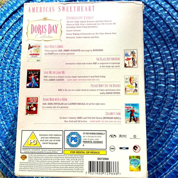 DORIS DAY COLLECTION 6 SEALED DVD 6 Movies Please Don’t Eat The Daises &… - Picture 9 of 9